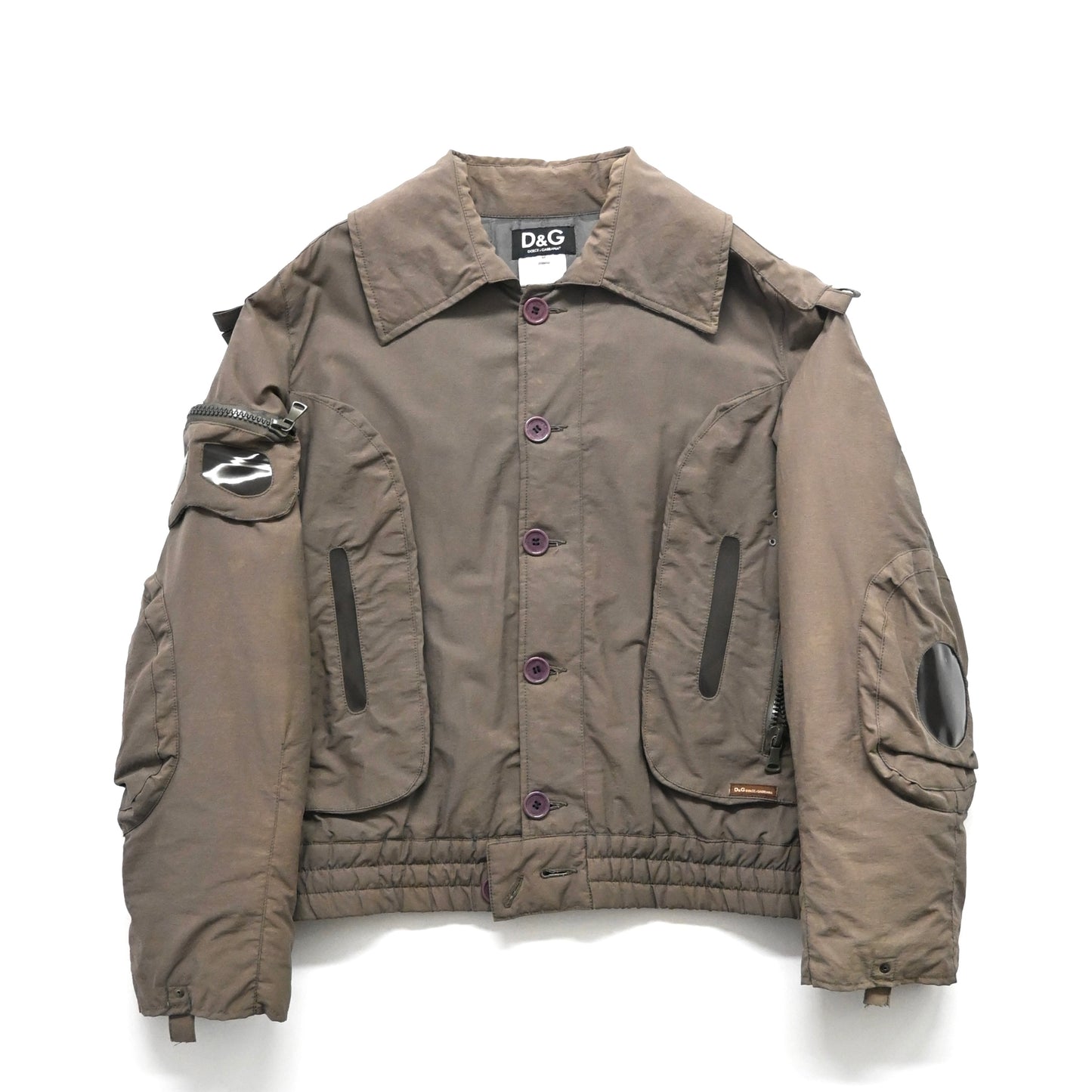 2003aw dolce&gabbana military parachute bomber jacket M