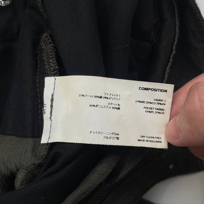 2022aw kiko kostadinov gray pune trousers 46