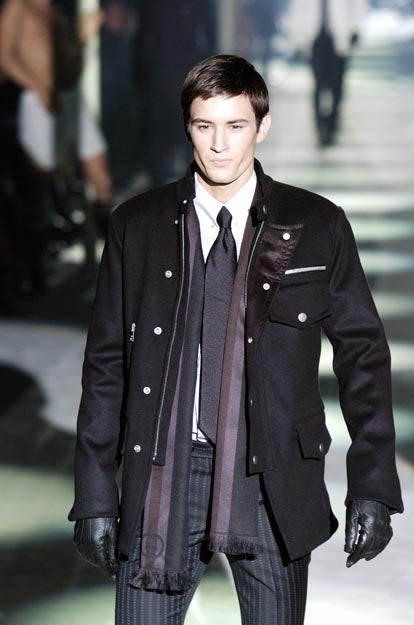 2004aw gucci melton wool half coat 50 by Tom ford