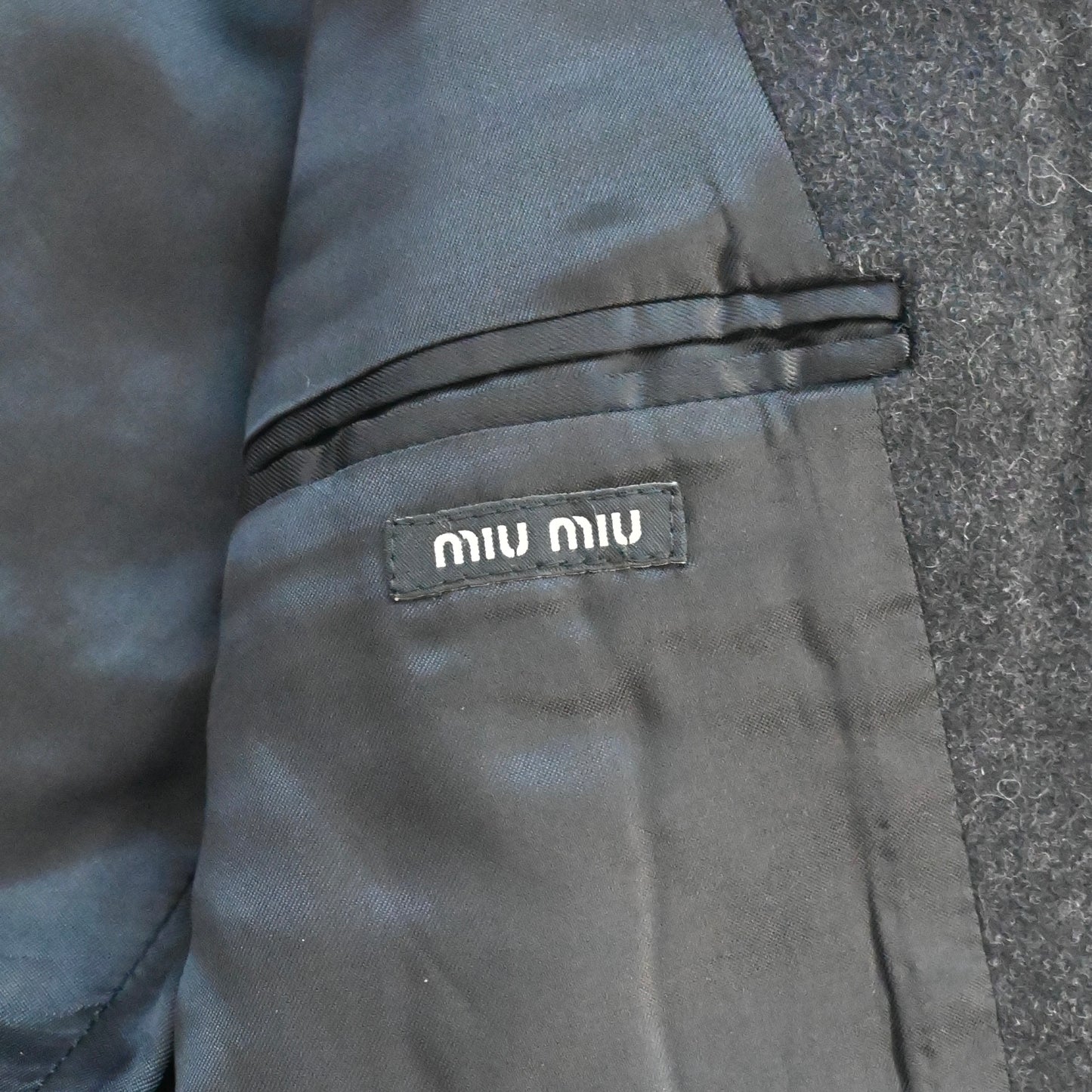 2006ss miu miu wool tailored jacket 48
