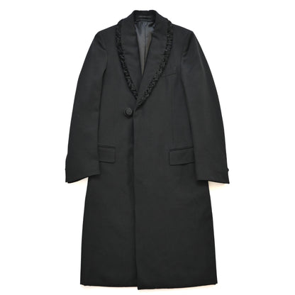 2001aw Yves saint laurent rive gauch fur docking wool coat 44 by Tom ford