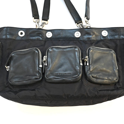 2002ss jil sander leather docking mulch pocket hand bag