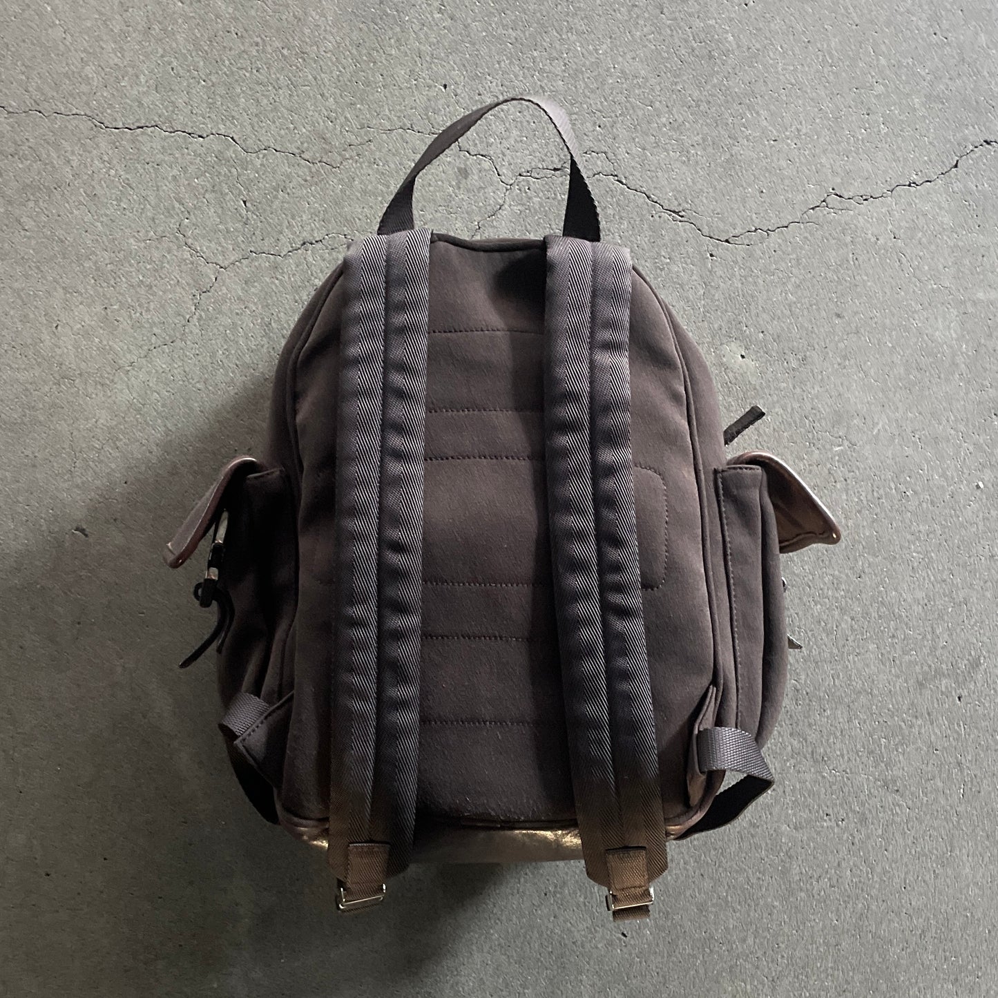 1999aw prada red fur backpack unisex