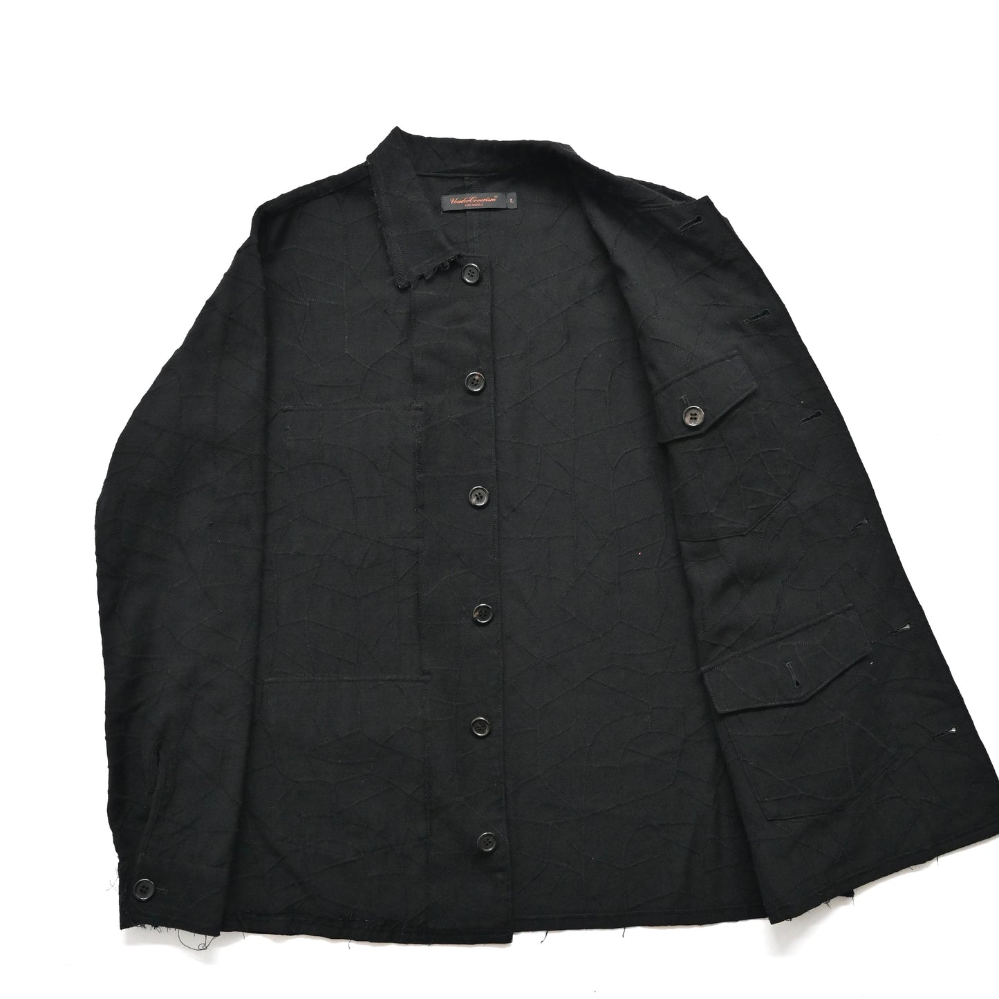 2003ss undercover geometric pattern reversible scab cotton  field jacket L