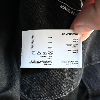 2025ss kiko kostadinov konkord denim bomber jacket 48