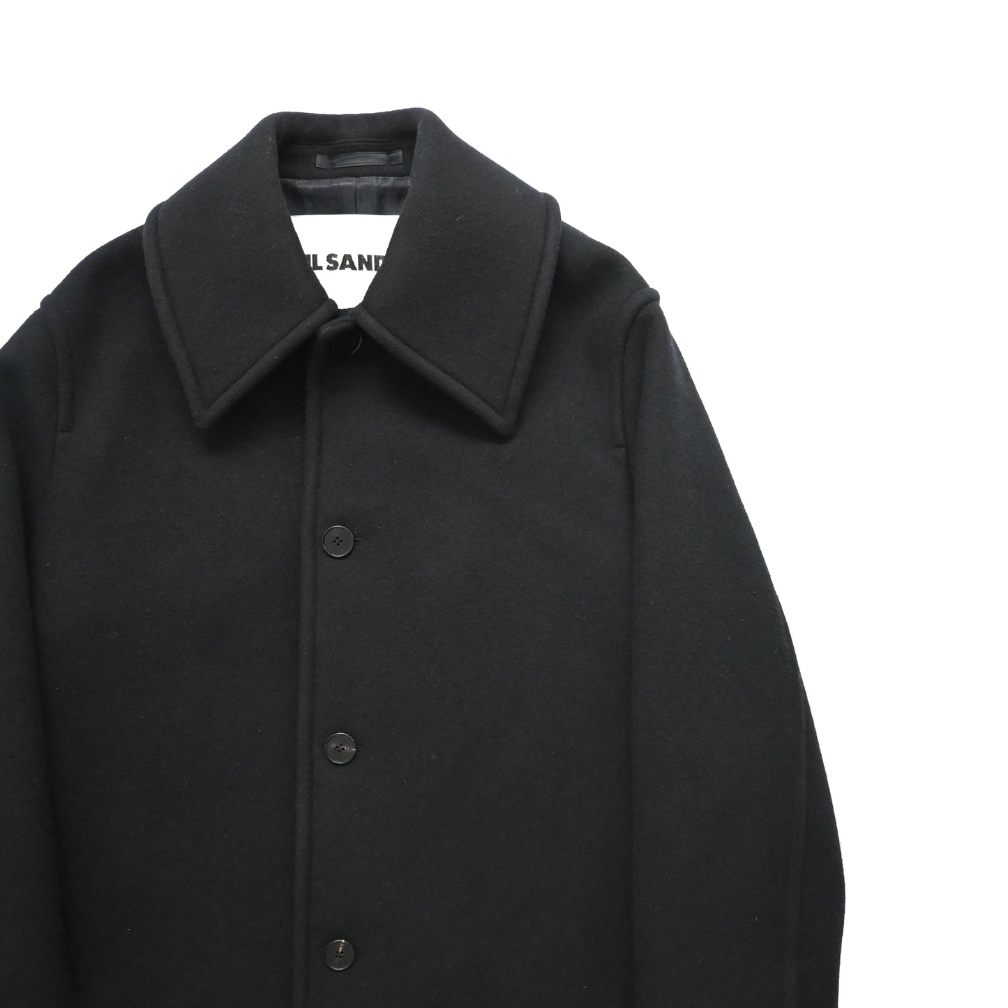 2021aw jil sander single breasted wool balmacaan coat 48