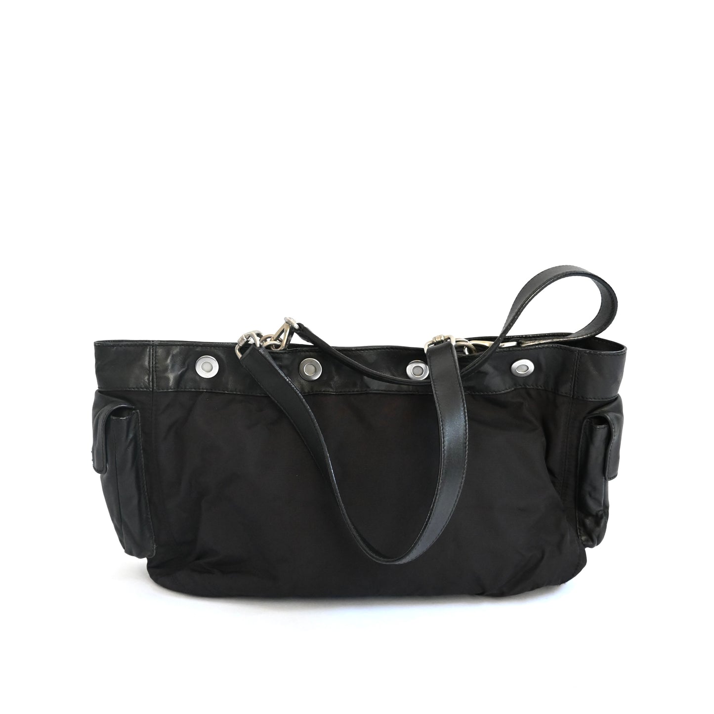 2002ss jil sander leather docking mulch pocket hand bag