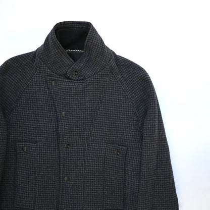 2008aw balenciaga tweed shawl collar jacket 44
