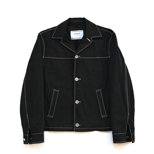 1999ss prada stitch wool blouson 46