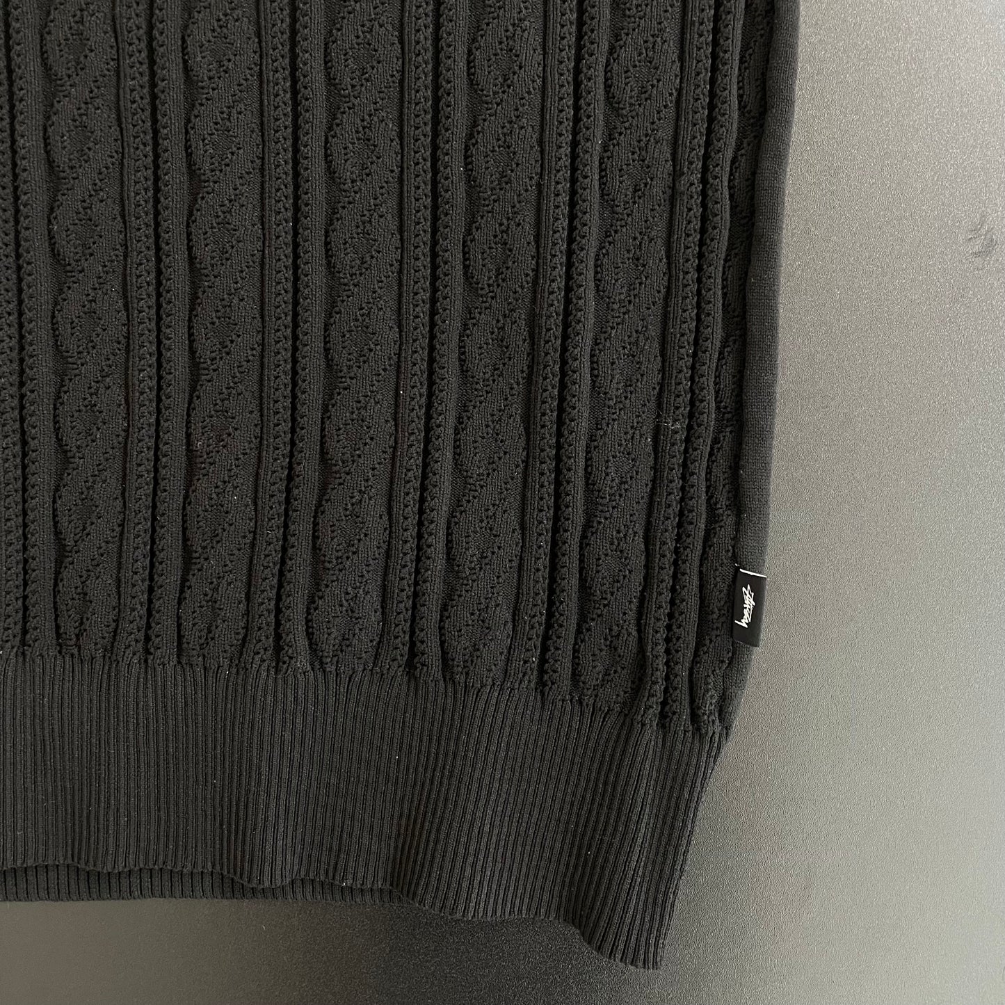 2020ss stussy polyester polo shirt XL