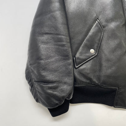 2021aw prada nappa leather bomber jacket 50 by raf simons