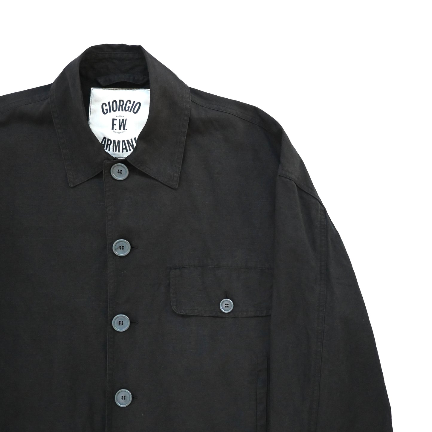 1987ss giorgio armani linen blouson jacket 48