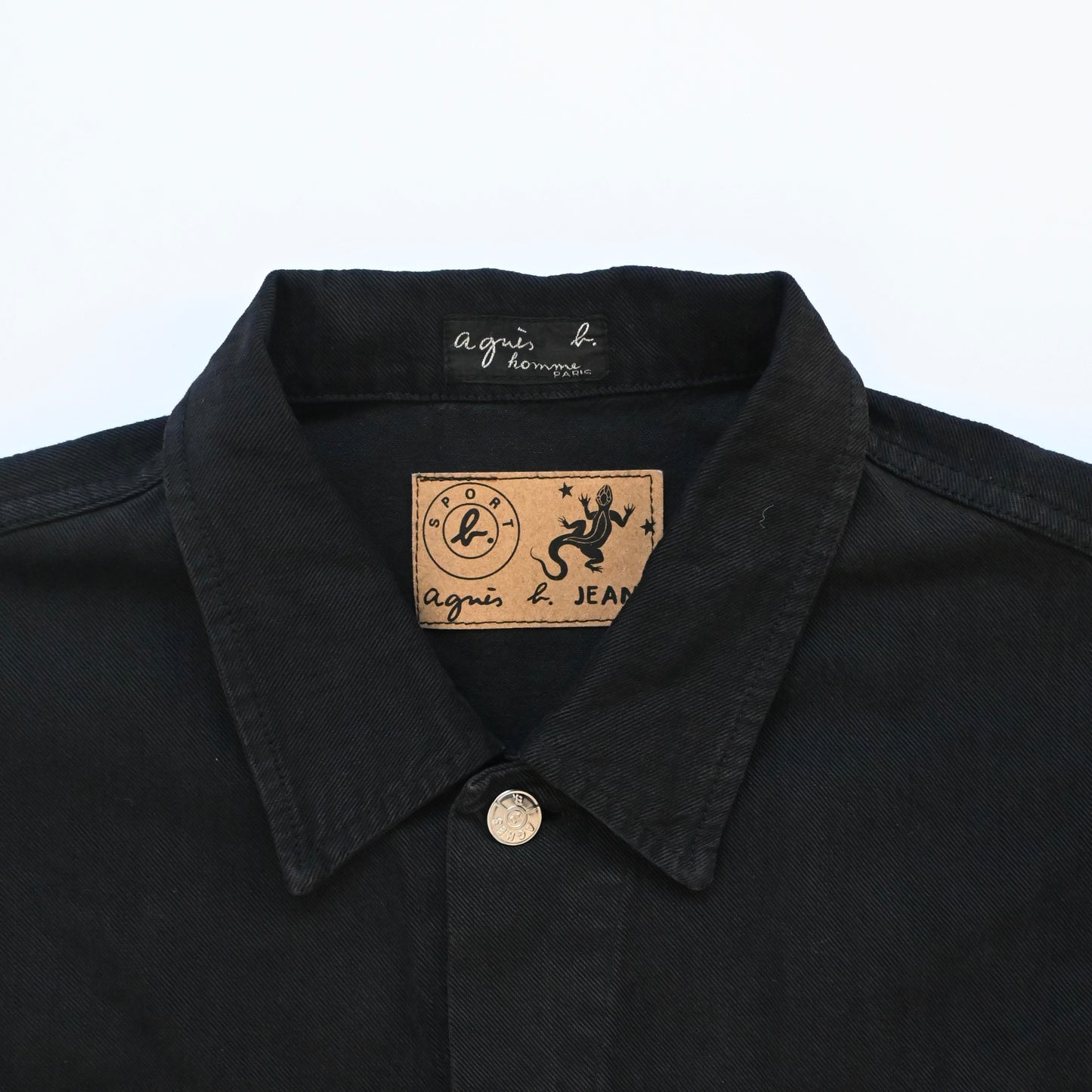 1990s agnes b homme denim jacket M
