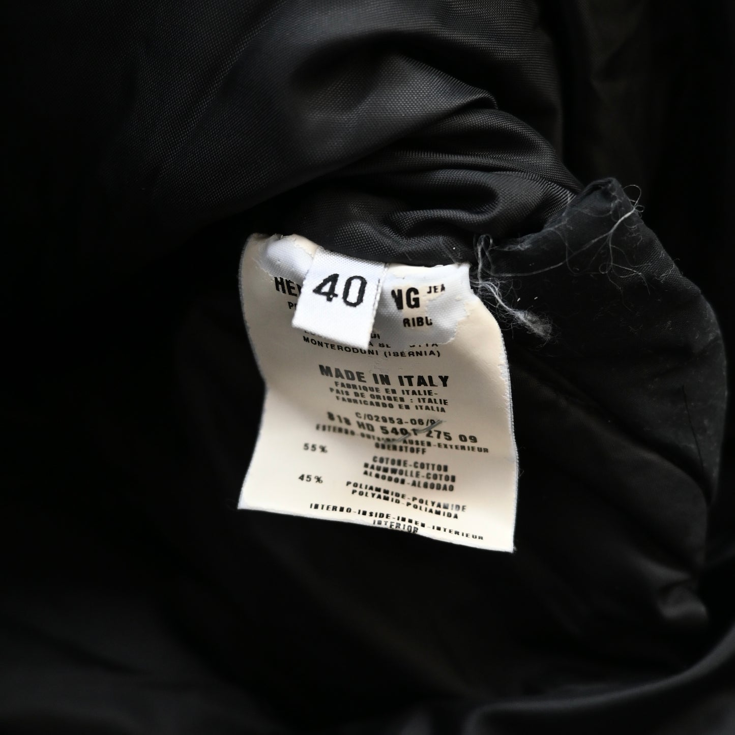 1998aw helmut lang astro hooded down jacket 40