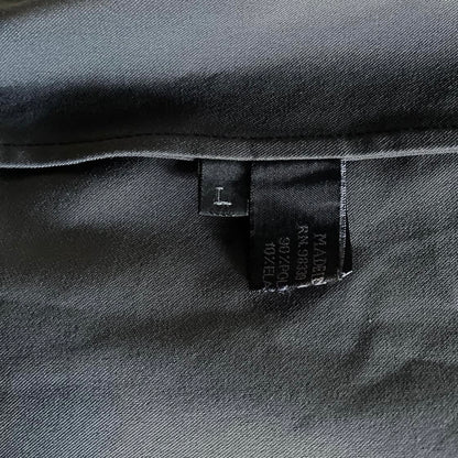 1990s prada nylon chester long coat L