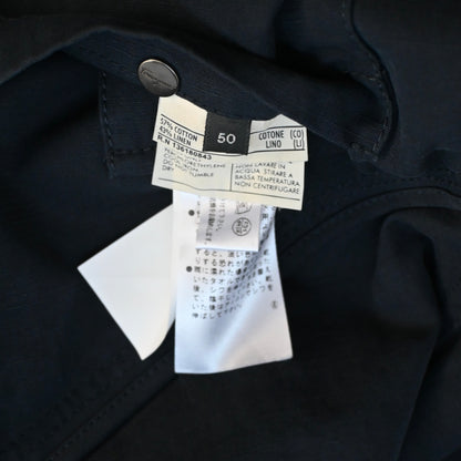 2000s salvatore ferragamo silver bangle cotton blouson 50