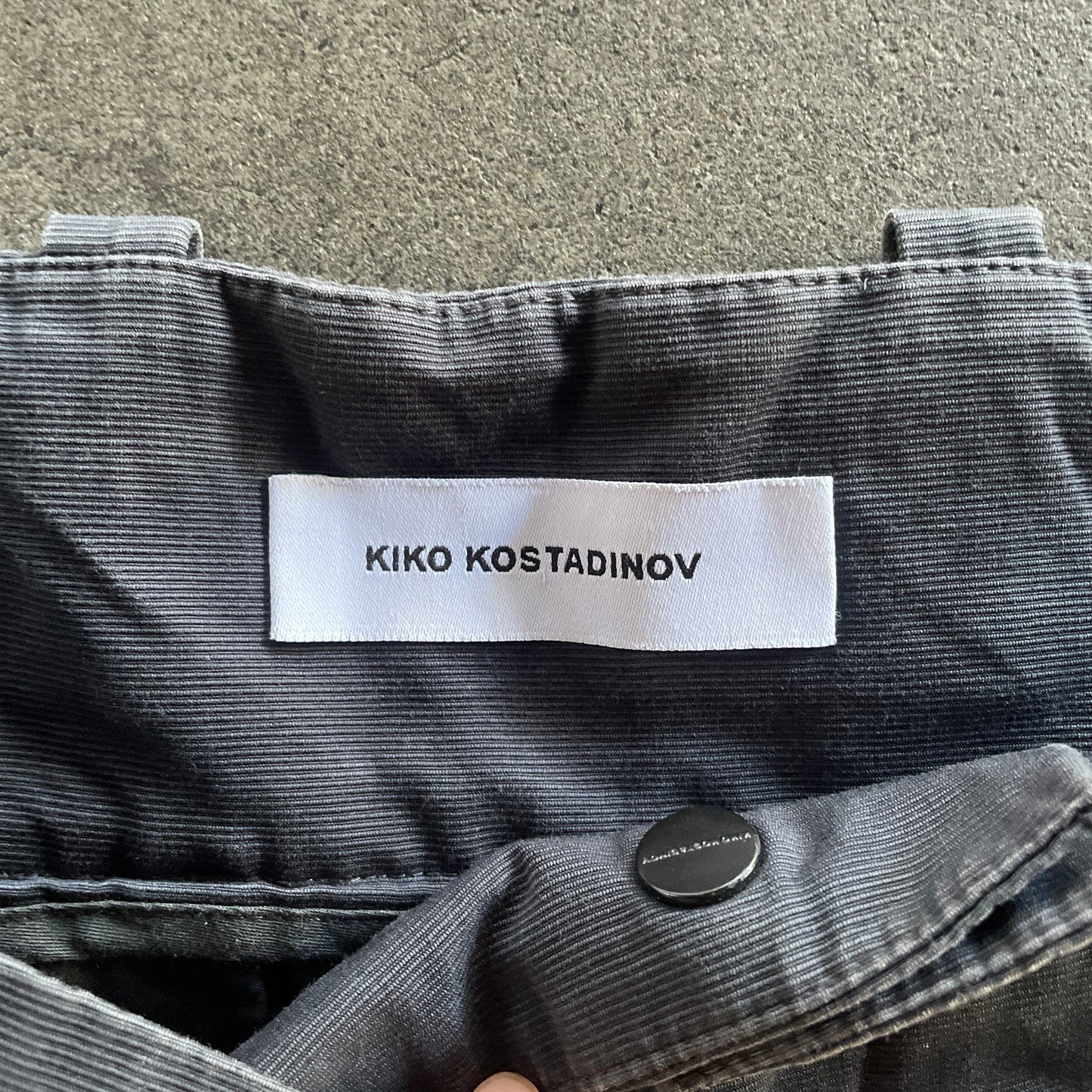 2018aw kiko kostadinov cubist double zip jacket set up