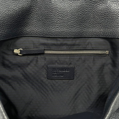 2000s jil sander leather messenger shoulder bag