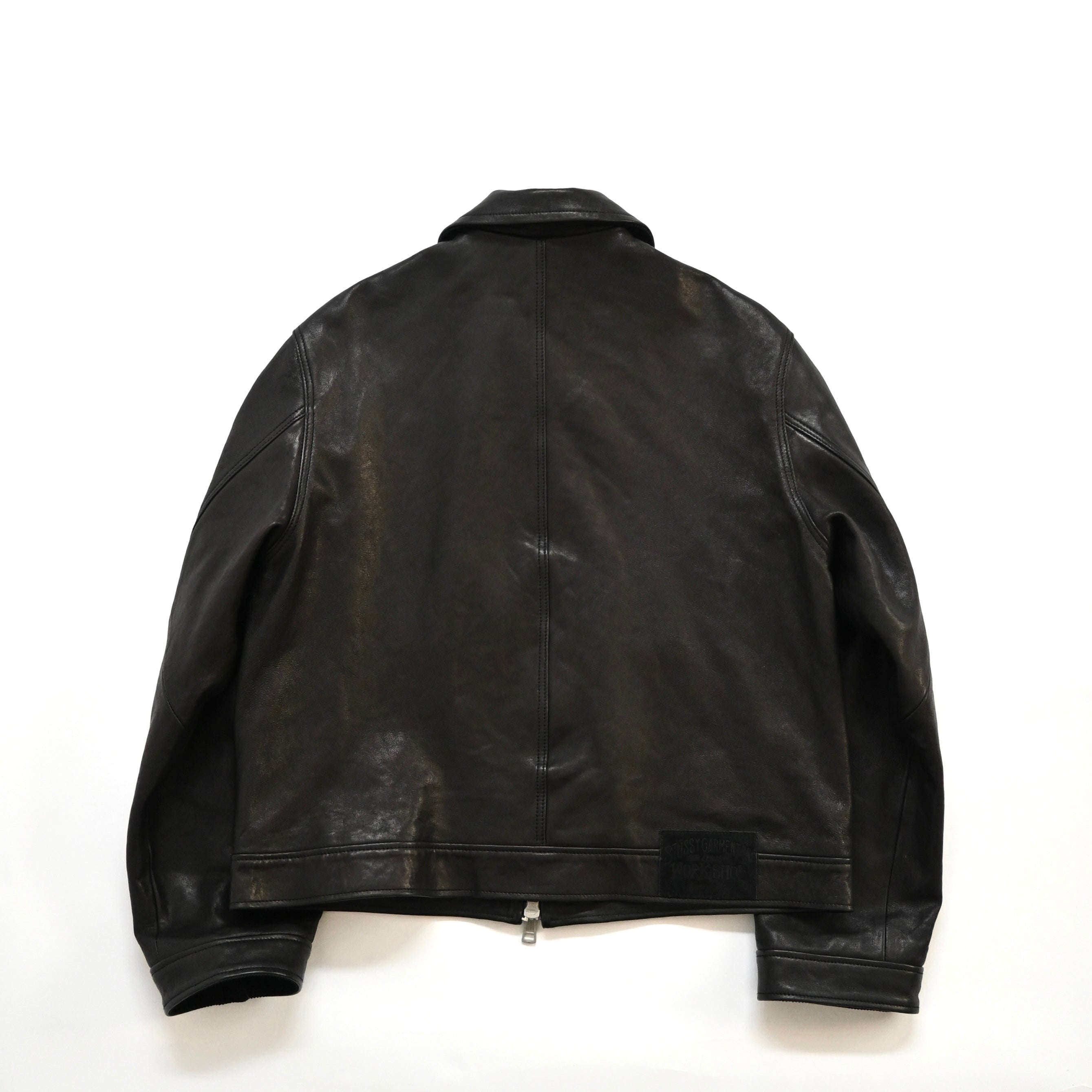 2023aw stussy x our legacy work shop blouson leather jacket L 2023aw stussy x our legacy work shop blouson leather jacket L