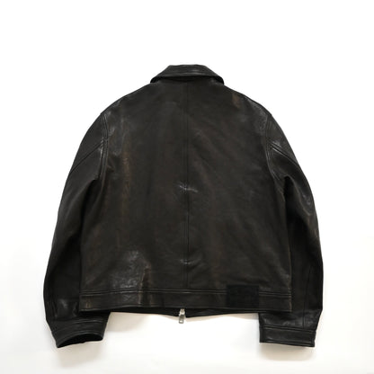 2023aw stussy x our legacy work shop blouson leather jacket L