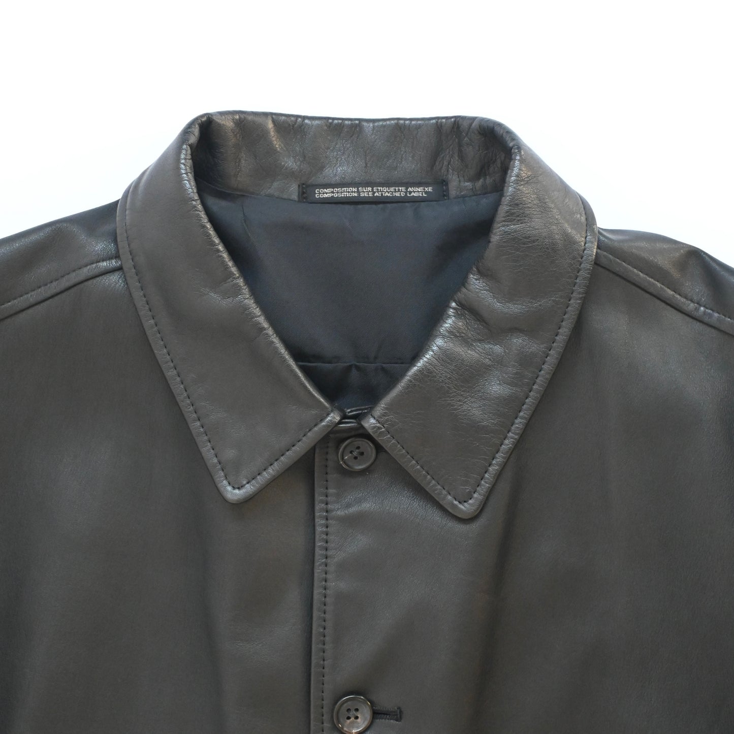 1997aw yohji yamamoto pour homme cow leather blouson M