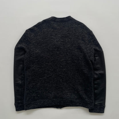 2015aw bottega veneta leather docking wool cardigan 52