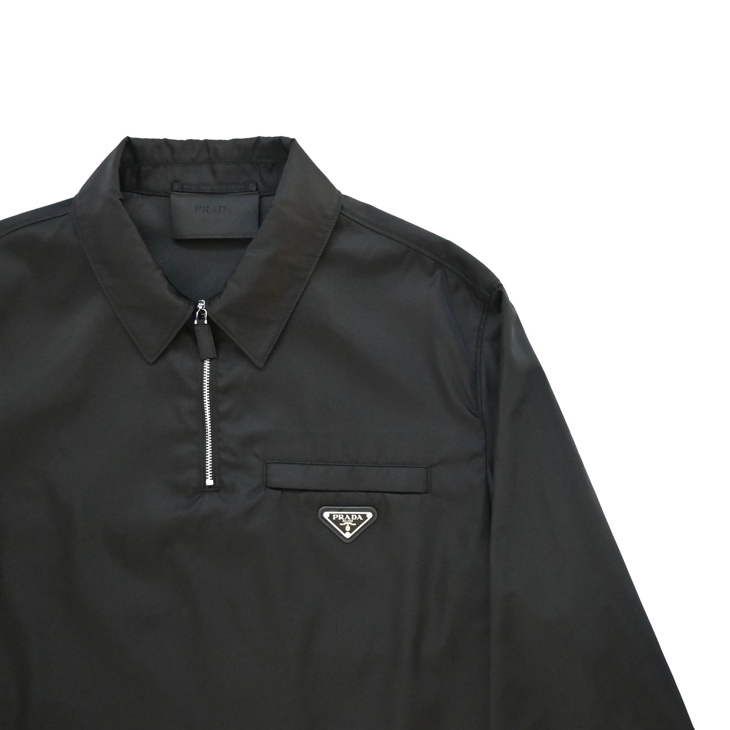 2020aw prada sgb751 re nylon half zip blouson 48