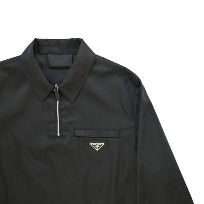 2020aw prada sgb751 re nylon half zip blouson 48