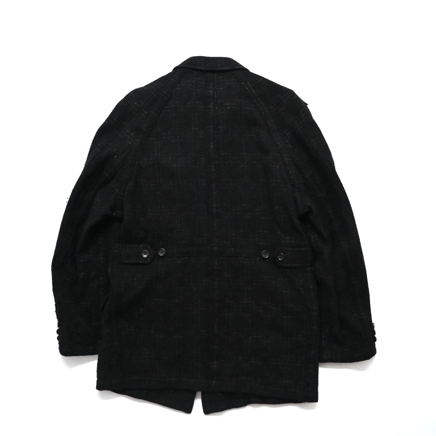 2003aw comme des garcons homme geometric pattern wool jacket M