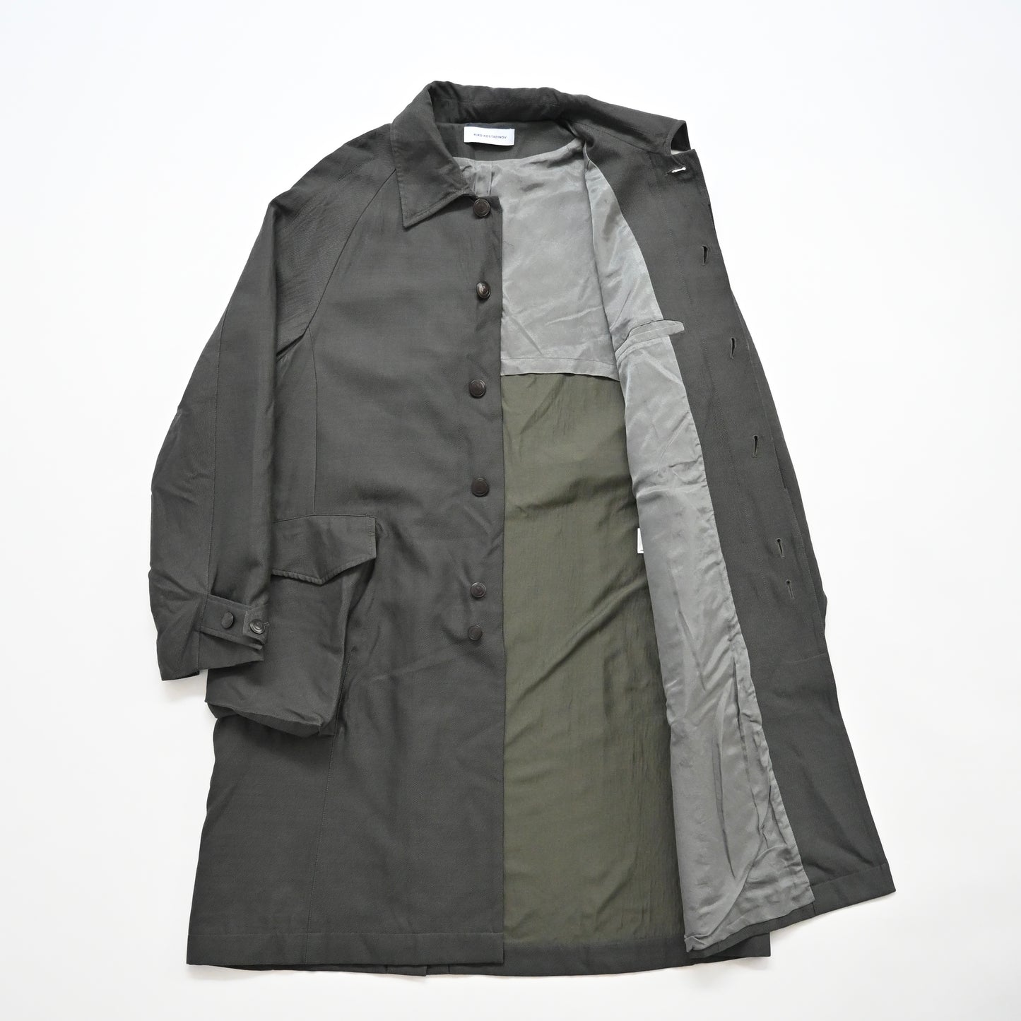 2022aw kiko kostadinov anakazel trench coat 50