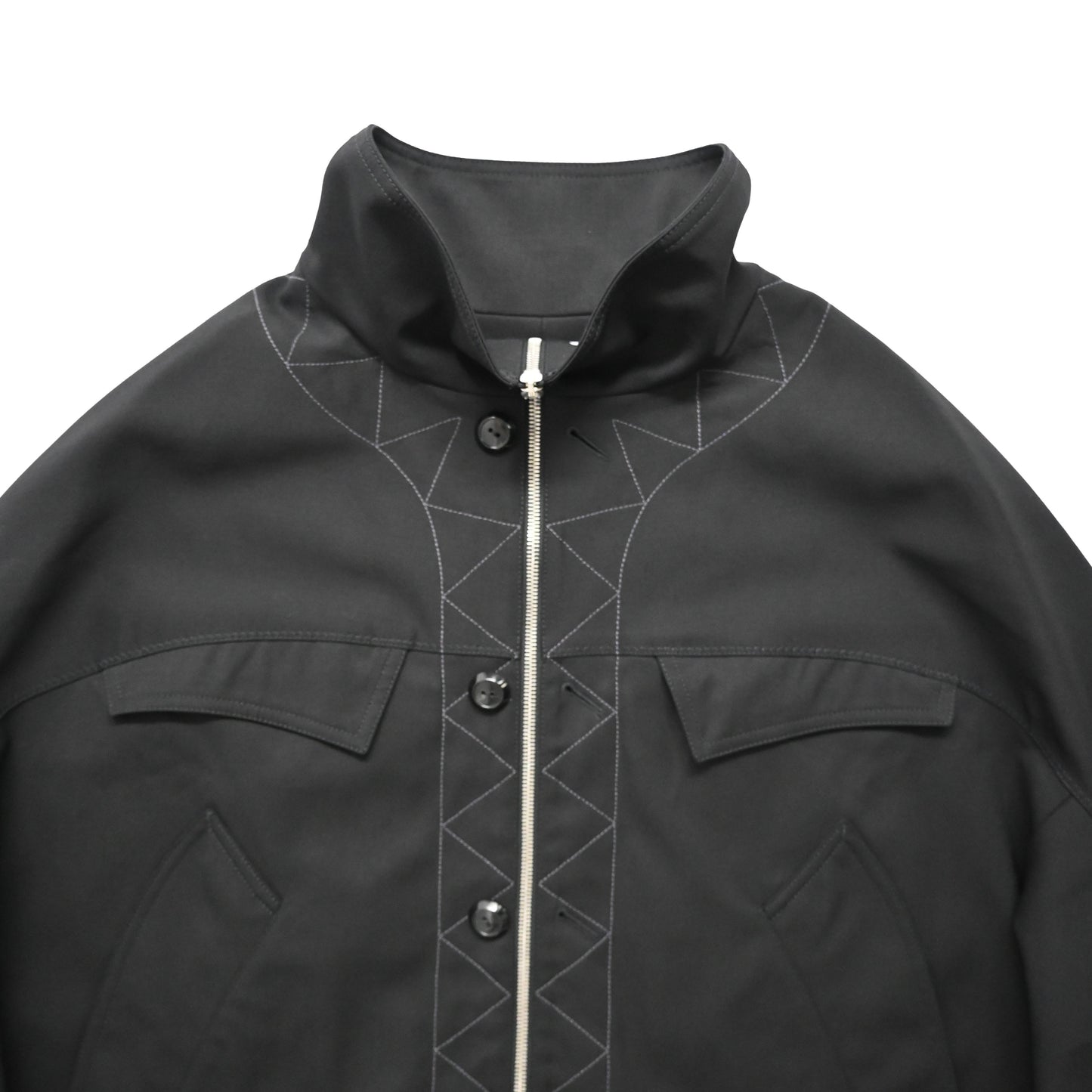 2024aw kiko kostadinov black jacklight jacket 52