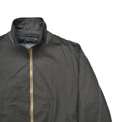 1993aw giorgio armani high neck cotton bomber jacket 50