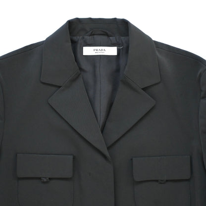 2002ss prada nylon mulch pocket jacket 46