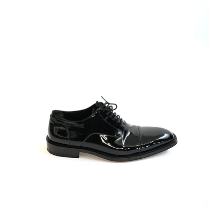 2020aw balenciaga glossy patented calfskin shoes 42