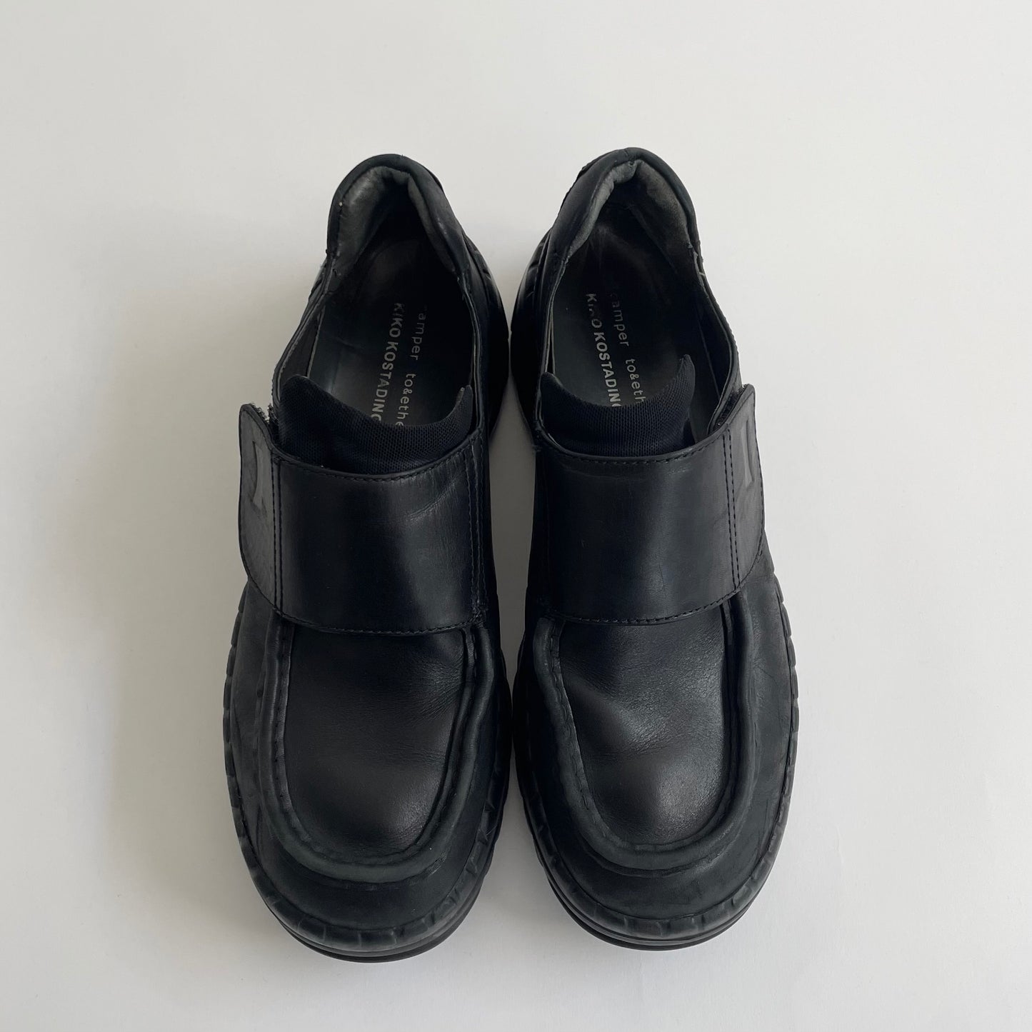 2019aw kiko kostadinov camper velcro leather shoes 43