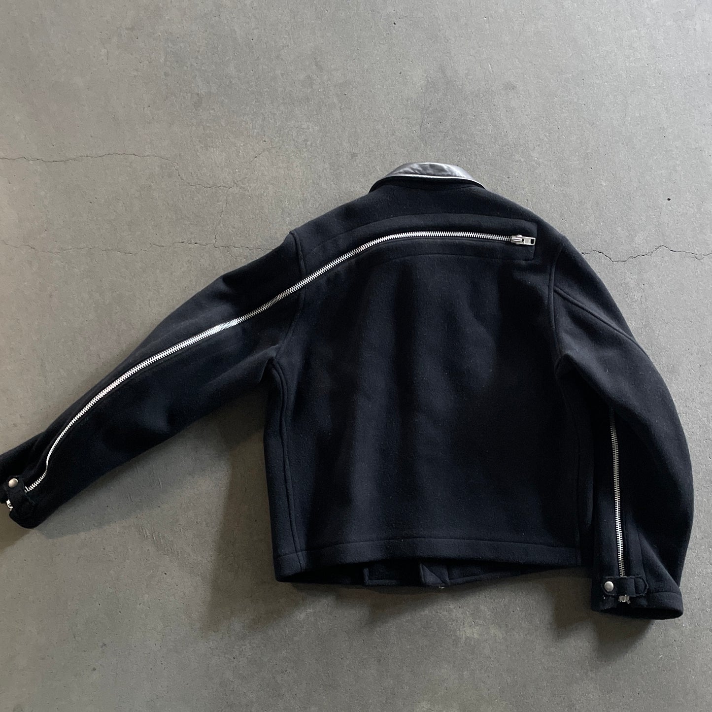 2004aw yohji yamamoto pour homme 6.1 the men back zip jacket 3