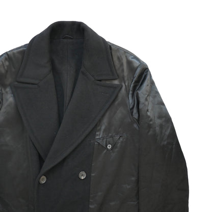 2002aw prada wool docking double coat 52