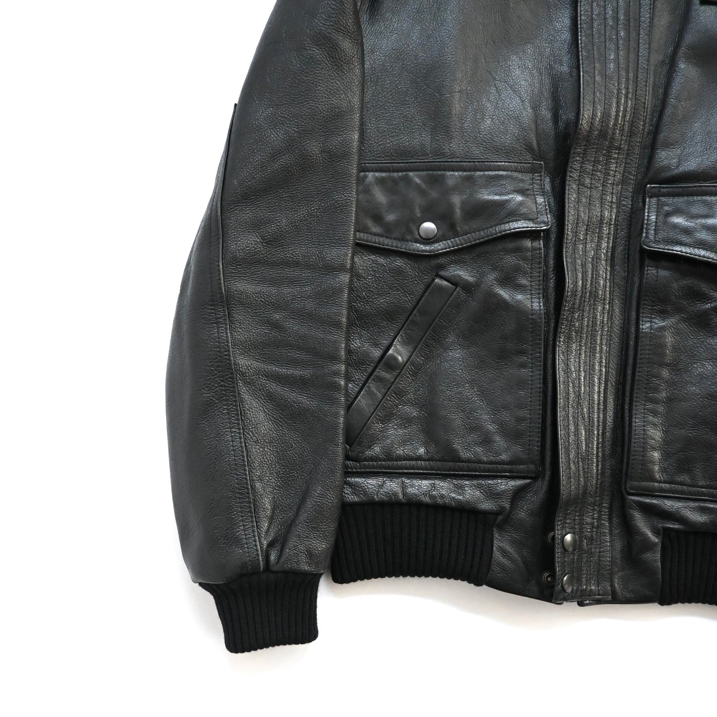 2003aw veronique branquinho caw leather flight jacket 46
