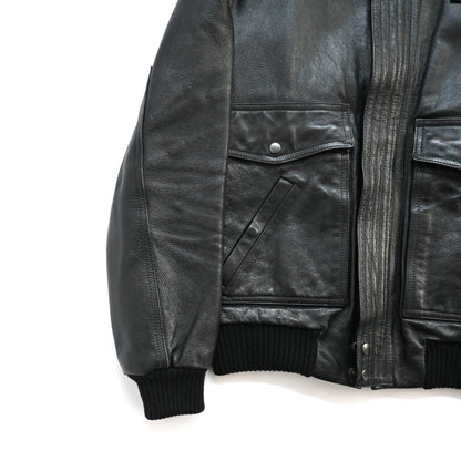 2003aw veronique branquinho caw leather flight jacket 46