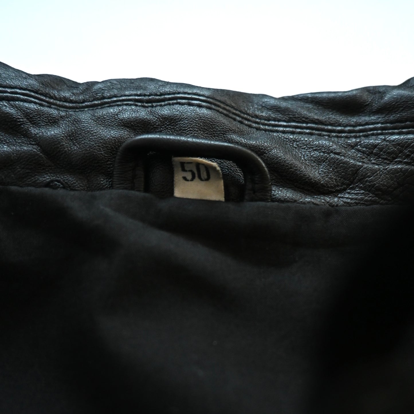 2004ss helmut lang dragonfly cutout leather jacket 50