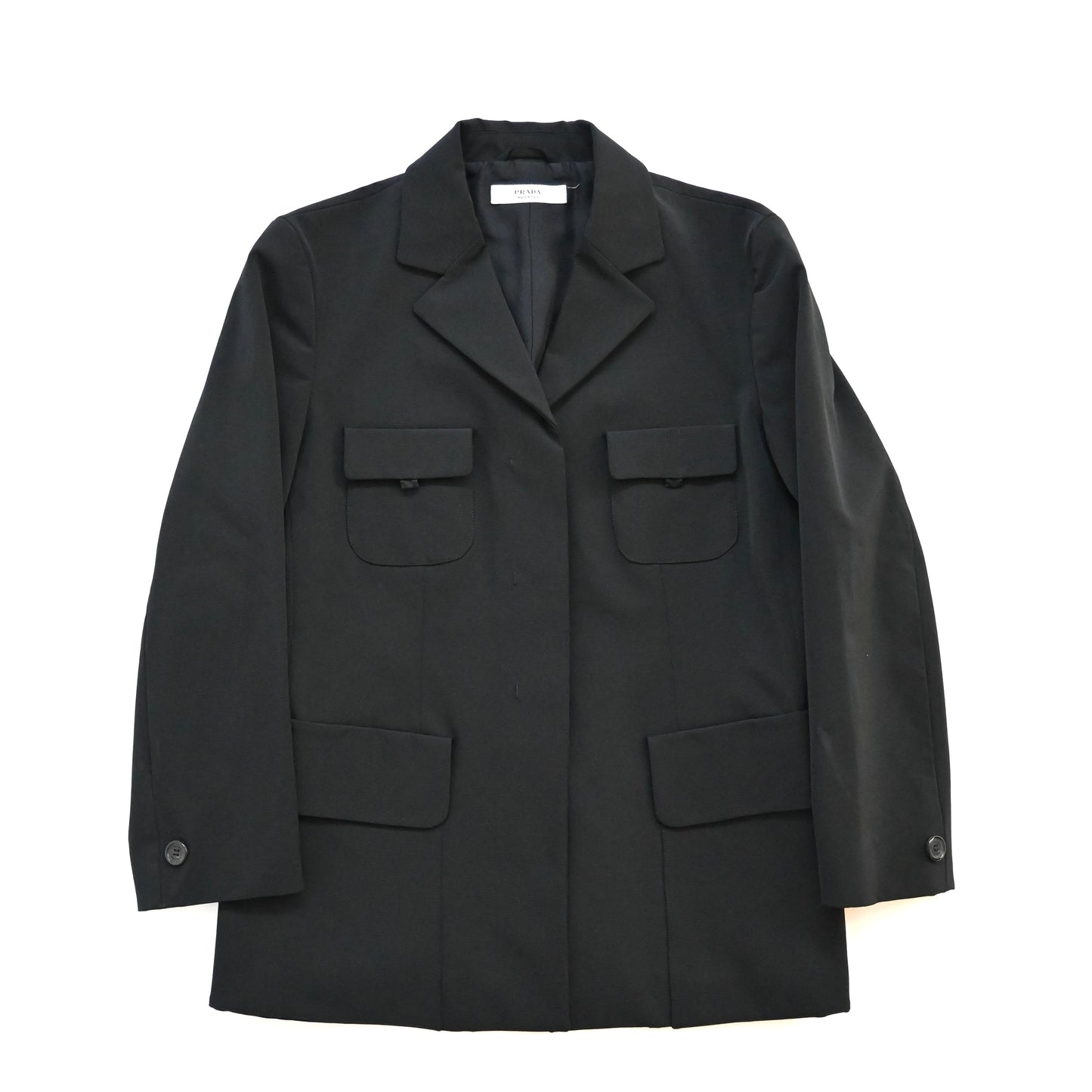 2002ss prada nylon mulch pocket jacket 46