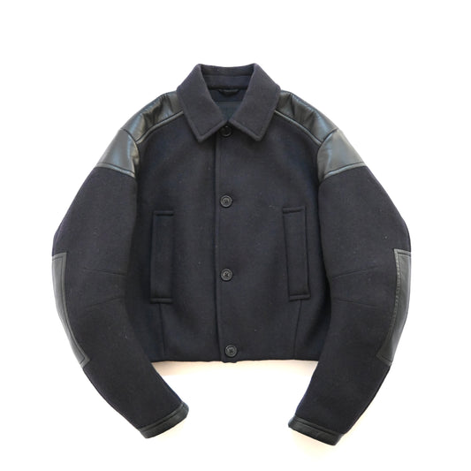2023aw prada cropped wool blend down jacket M