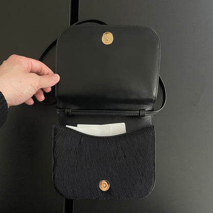 2020ss jil sander fur shoulder bag