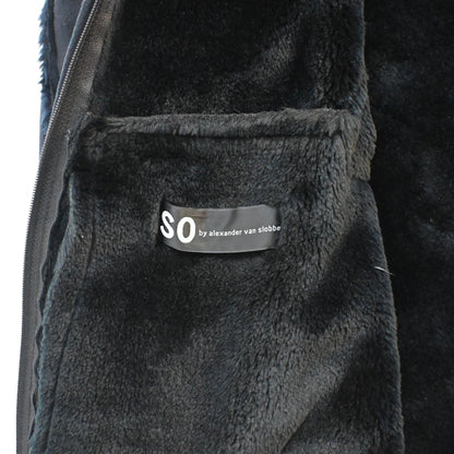 2000aw so by alexander van slobbe fake mouton diviser blouson 48