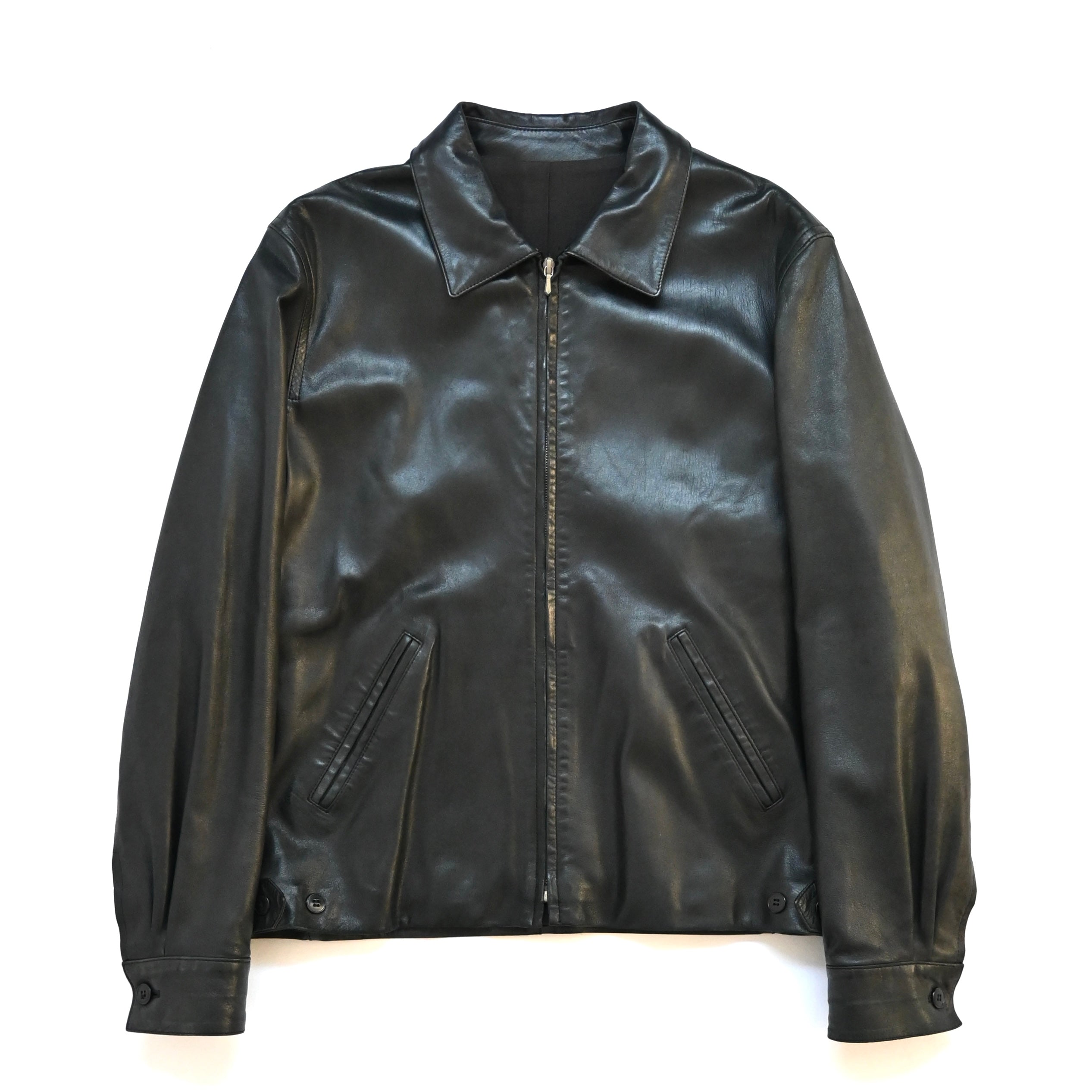 1990s agnes b homme gemuine leather jacket 2 – vexed_store