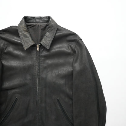 1990s agnes b gemuine leather jacket 1