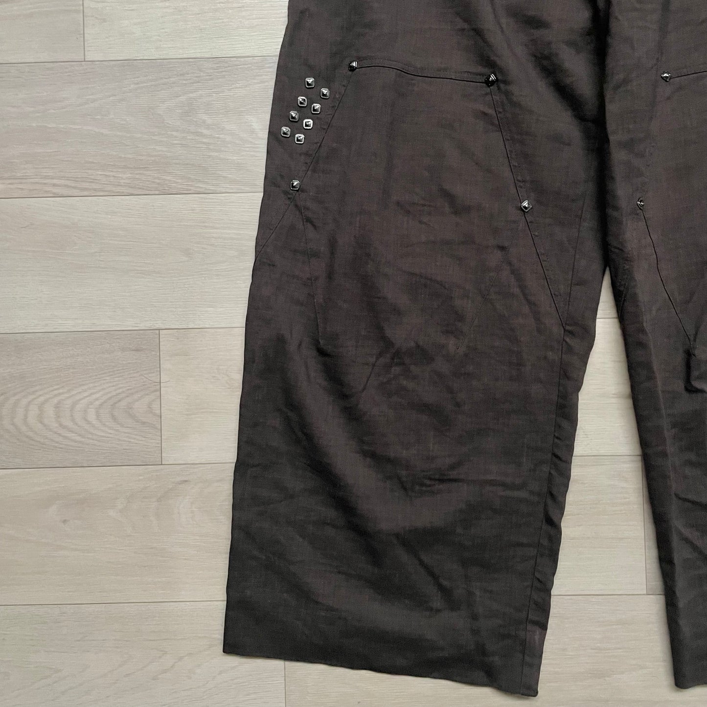 2022aw kiko kostadinov xolo antharas wide trousers 50