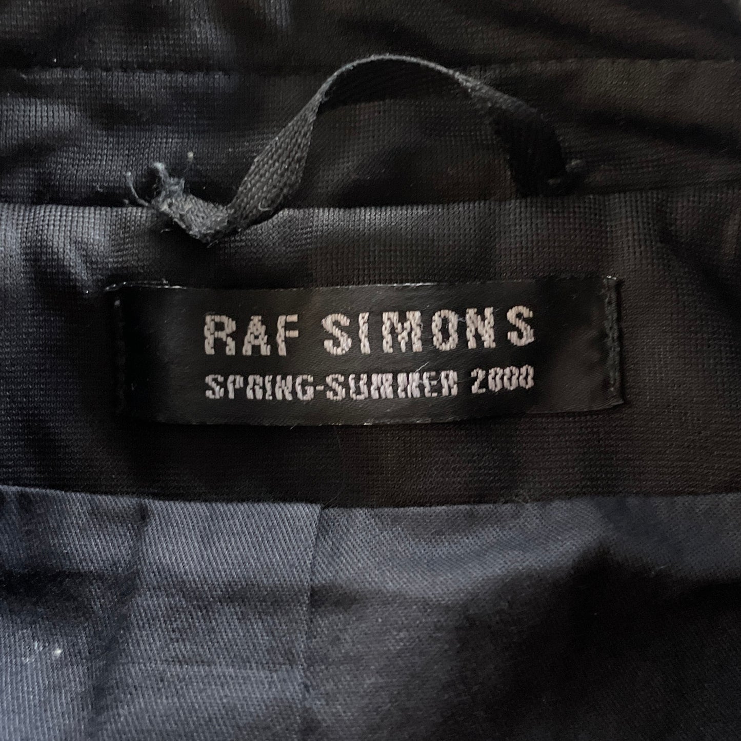 2000ss raf simons multi zipper bomber jacket 46