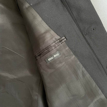 2006ss miu miu wool tailored jacket 44