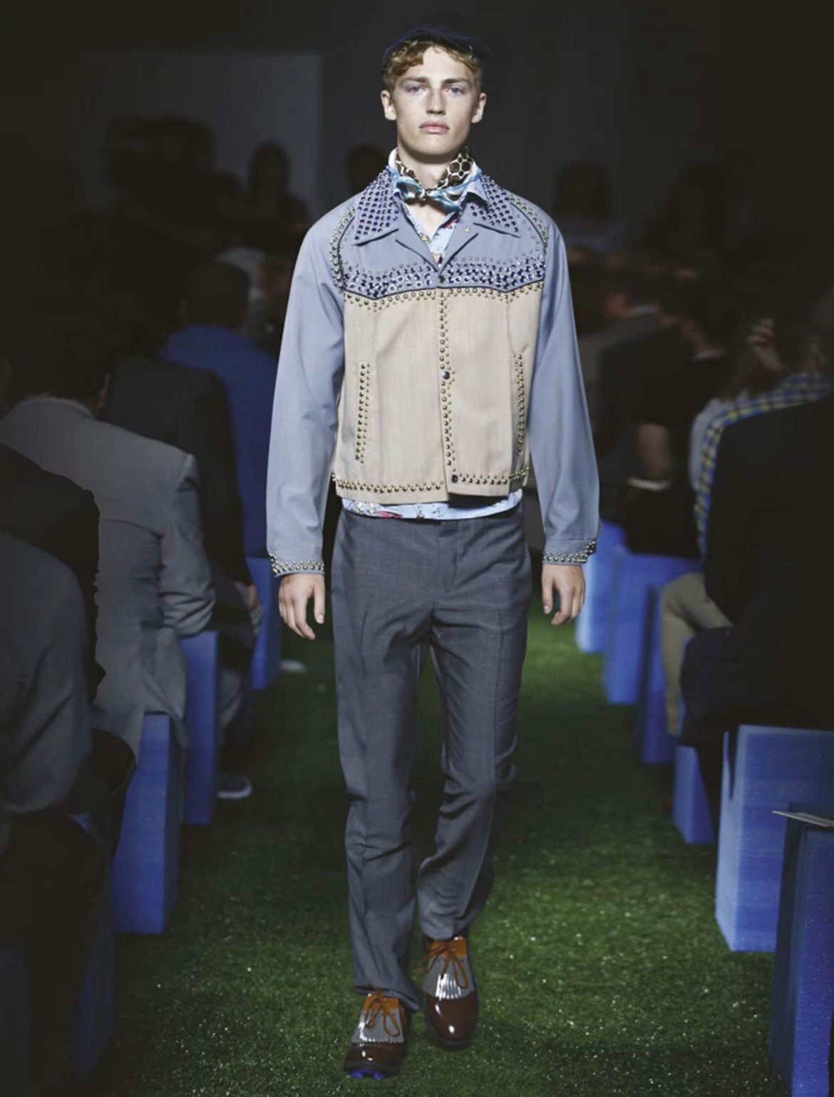 2012ss prada western studs blouson 48